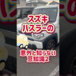 【スズキ】ハスラーの意外と知らない豆知識2 #shorts #ハスラー #スズキ #乗り心地 #見通し #運転 #軽自動車 #軽 #suv
