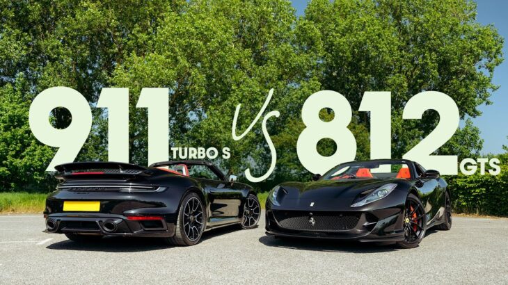 FERRARI 812 GTS vs PORSCHE 911 Turbo S: Which Is the ULTIMATE Convertible Supercar?