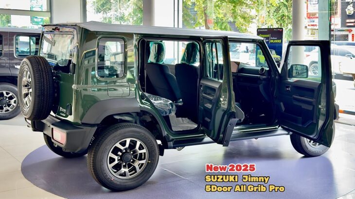 New Arrival 2025! Suzuki Jimny 5-Doors All Grib Pro : Off-Road Performances | Interior and Exterior