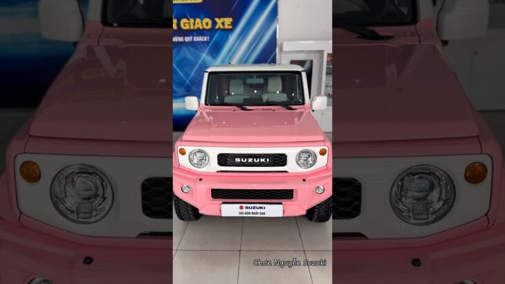Suzuki Jimny hồng trắng đẹp mắt giá chỉ 789 triệu liên hệ 0799365375 #Jimny #SuzukiJimny #Jimny4x4