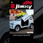 スズキ・ジムニーの変遷Evolução do Suzuki Jimny