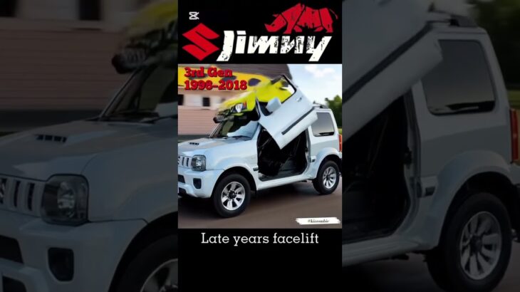 スズキ・ジムニーの変遷Evolução do Suzuki Jimny