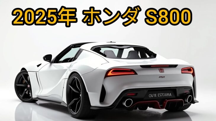 2025年ホンダS800：S660を超えるパワーを備えた新型軽量スポーツカー！760ccターボエンジンを搭載し、復活したスポーツカーマーケットを革新！