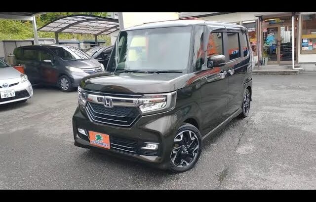 H30年式　N-BOXカスタム660G・EXターボ ホンダセンシング　プレミアムグラマラスブロンズパール　走行73725ｋｍ　車検2年付き　支払総額１０５万円