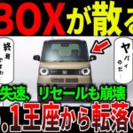 【酷評】ホンダN-BOXが売れない！？軽自動車の王者が“失速”した理由が悲惨すぎた…【ずんだもん＆ゆっくり解説】