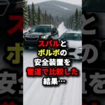 「すごいな･･･」スバルとボルボの安全装置を雪道で比較した結果･･･ #海外の反応