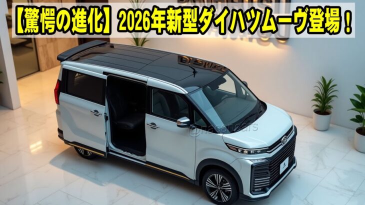 【予想以上】2026年ダイハツムーヴに搭載された未来機能がスゴすぎる！誰もが二度見する衝撃の新装備とは！？