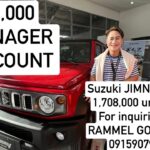 SUZUKI JIMNY 5 DOOR 2025 MODEL WITH AVAILABLE COLOR CHIFFON IVORY AND RED COLOR. #rammelgonzales
