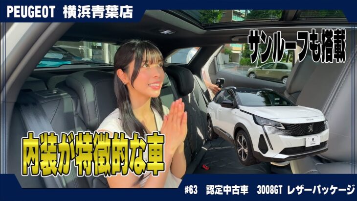 新車級の感動を！プジョー3008 GTレザーPKG【認定中古車】は賢い選択！