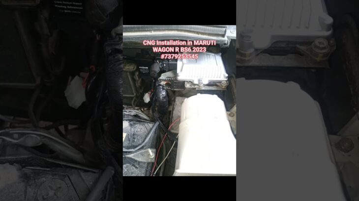 CNG in MARUTI WAGON R 2023 BS6 #cng #marutisuzuki #automobile @krishnaautogas-lucknow3589