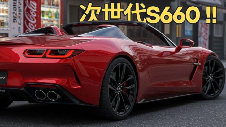 新型2026ホンダS660が、驚きの新デザインでついにデビュー！
