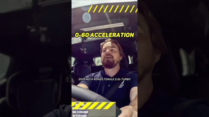 0-60 Acceleration // 2025 Alfa Romeo Tonale 2.0L Turbo AWD