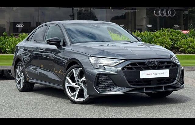 2024 Approved Used Audi A3 Saloon Black Edition 35 TFSI 150 PS S tronic | Stoke Audi