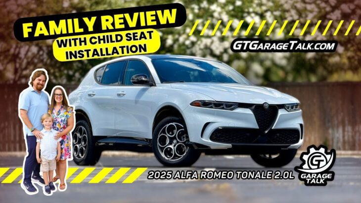2025 Alfa Romeo Tonale 2.0L Turbo AWD // Family Review with Child Seat Installation