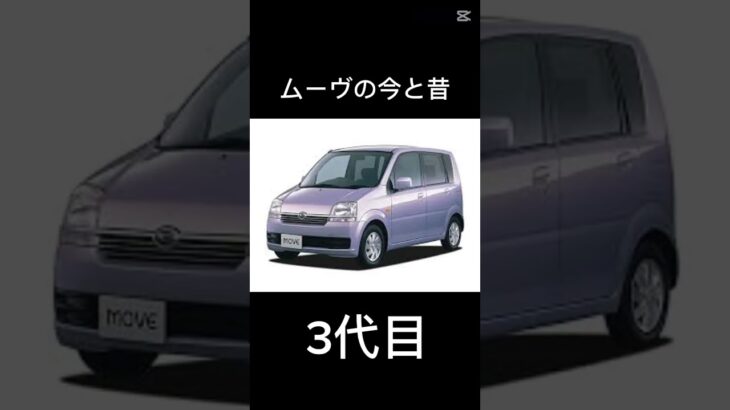 ダイハツムーヴの今と昔