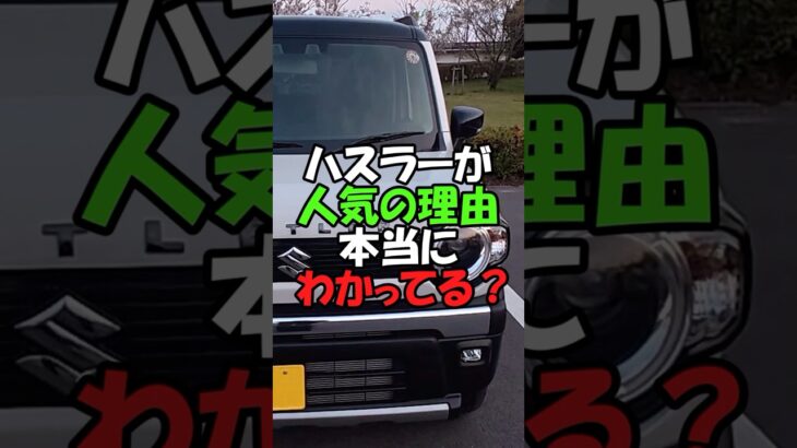 ハスラーが人気の理由を4ケ月3000km乗った我が家がまとめるとこうなる話 #shorts