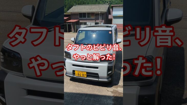 タフトのビビリ音の原因がやっと解った！ #タフト  #異音 #ビビリ  #ノイズ  #富山