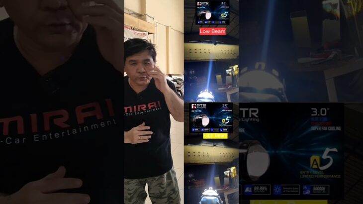 Karimun Wagon R menyala sama Projector A5 Entry Level Limited Performance || Video Part-2