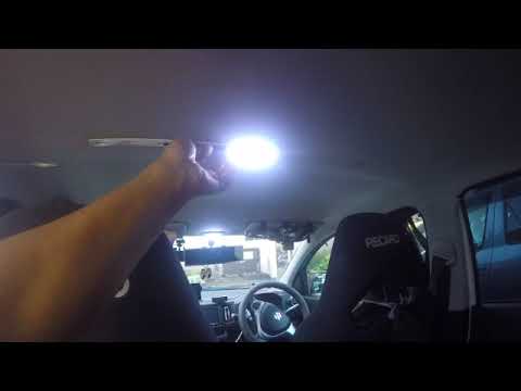 アルトワークス HA36S　後部座席　リアシートに室内灯を追加　SUZUKI alto works　5MT　スズキ　ドライブ灯