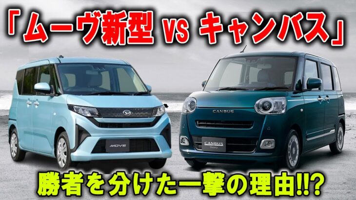 JP  【残酷な真実】ムーヴ vs キャンバス、愛されるのは片方だけだった！