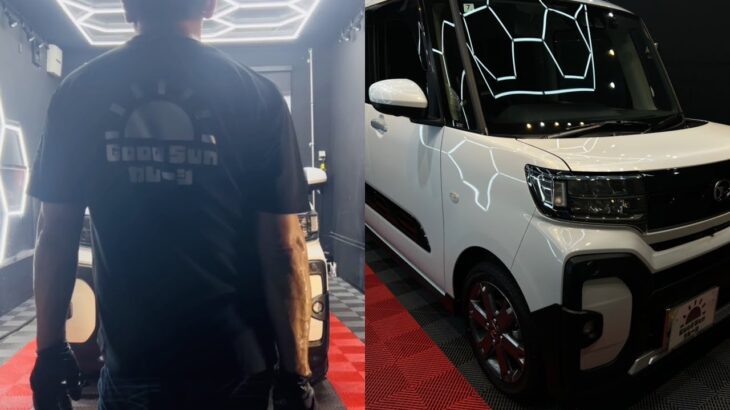 【ナノセラミックコーティング】タントファンクロスの下処理からコーティングまで。