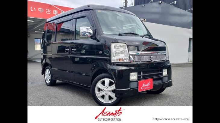 人気の軽ハコ！エブリィワゴンハイルーフ入庫しました！＠2年保証つき中古車のエースオート　大阪　八尾　東大阪