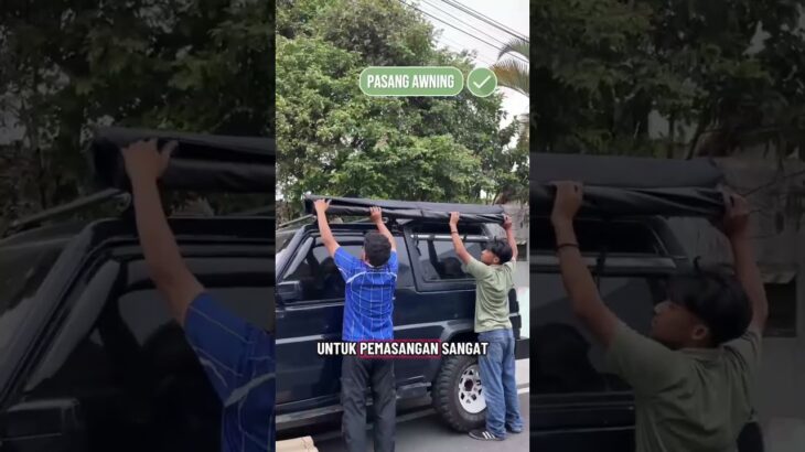 Taft Rocky + Awning 3×2 & Crossbar Kanoe. SIAP CAMPING! #camping #aksesorismobil #awning #taftrocky