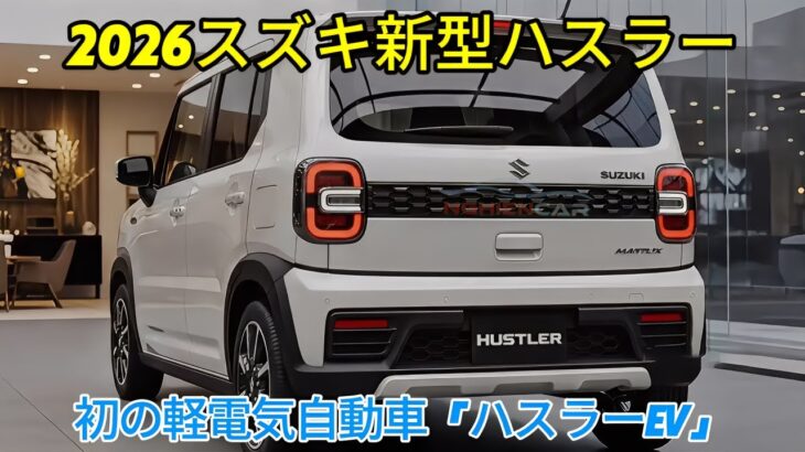 スズキ新型ハスラー2026年フルモデルチェンジ発売！2Lエンジン級トルクのEV版・48Vで坂道余裕…これで200万円は安すぎる件！