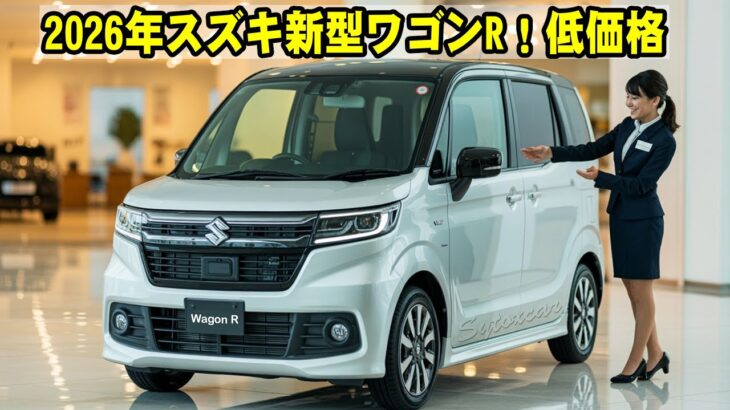 2026年スズキ新型ワゴンR登場！低価格＆税金の安さが魅力の軽自動車