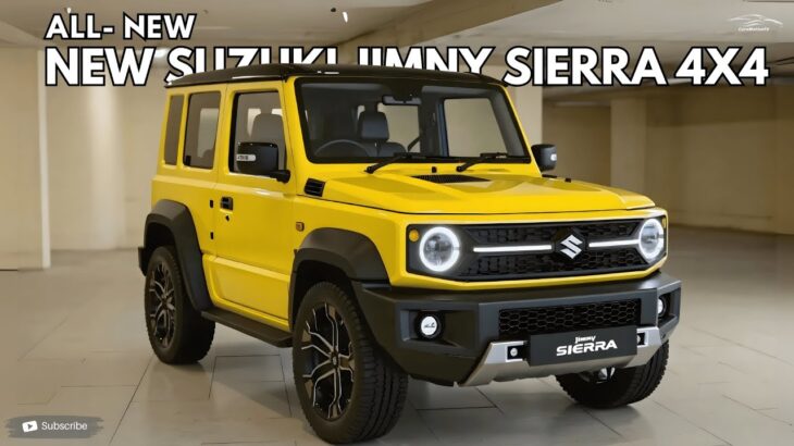 新型スズキ ジムニーシエラ 4×4 発表 – 小さなサイズ、大きな心、オフロードの王者
