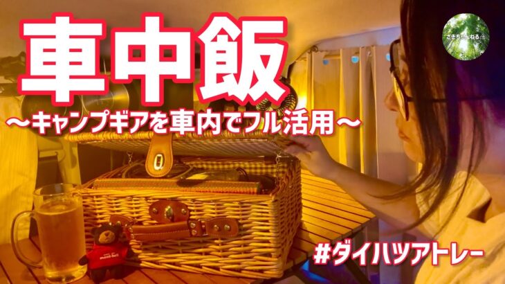 【新企画】キャンプに行けないから車内居酒屋で背徳感を楽しむ  car camping