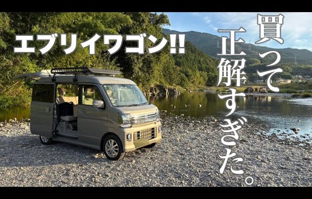 【エブリイワゴン】買って正解すぎた！！