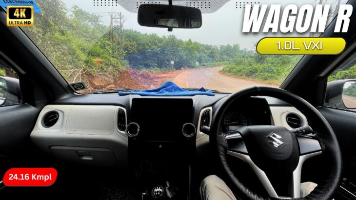 2024 MARUTI SUZUKI WAGON R VXI MT | 1.0L 66bhp | 4k | Test Drive POV