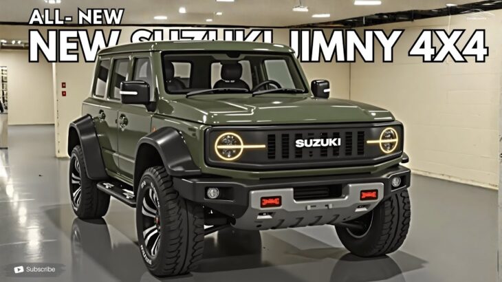 新型スズキ ジムニー 4×4 発表 – これまでで最も楽しい 4×4 の運転になります!