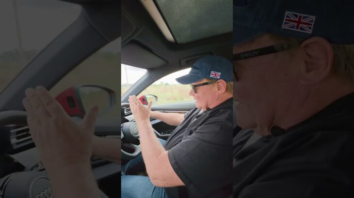 Audi A3 Sportback on the road with Ride and Drive