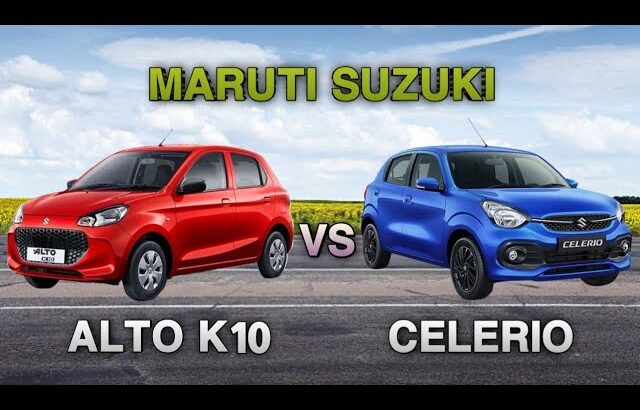 Maruti Suzuki Alto k10 vs Celerio Comparison