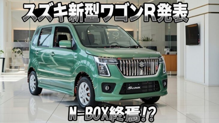 スズキ新型ワゴンR 2026年モデル登場！ 8年ぶりのフルモデルチェンジでN-BOXを超える進化！