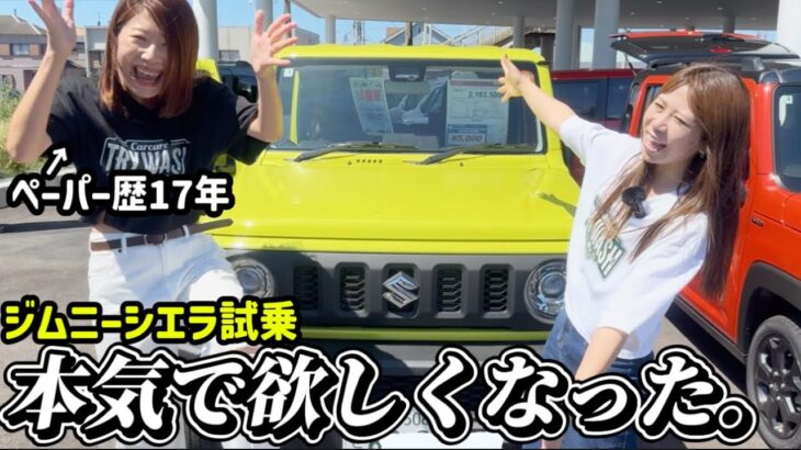 【本気で欲しくなった】ジムニーとシエラ比較したら予想外の結論に…！ペーパードライバー目線レビュー