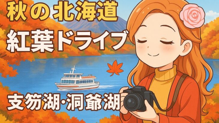 秋の車窓から観る紅葉と絶景！日帰りで楽しめる！オススメドライブコース旅(支笏湖洞爺湖編)[とくちゃん、いいモノ探し]