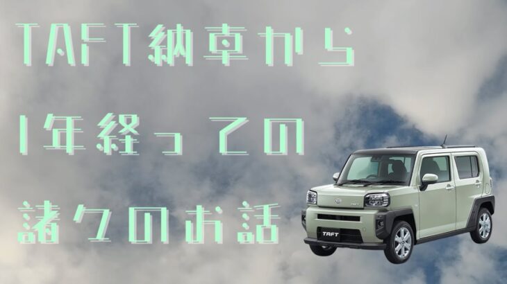 TAFT納車から1年経っての諸々のお話 #タフト #TAFT