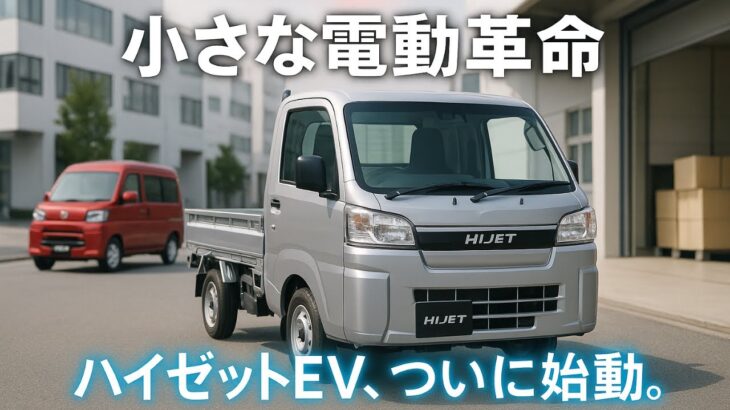 【小さな革命】ダイハツ ハイゼットEV・アトレーEVがついに登場！