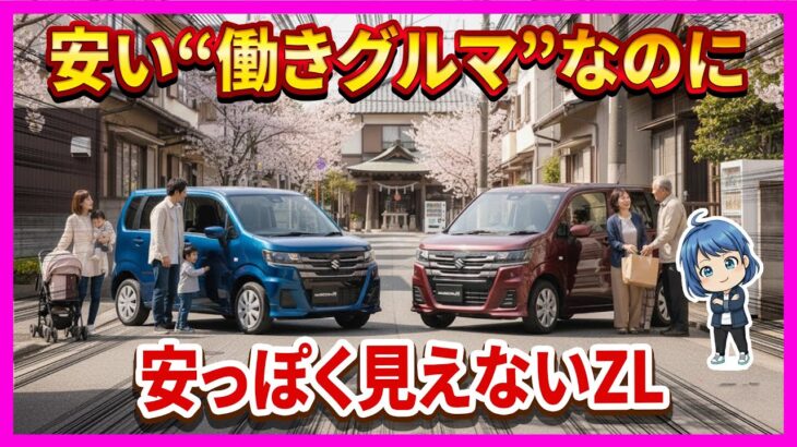 【スズキ ワゴンR ZL MT–まだ買える貴重な“遊べる軽”】CVTとEV全盛の今に5速MT新車が残っている奇跡!渋滞だらけの街でMTを選ぶと毎日自分を追い込むことになる