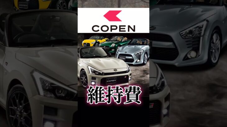 コペン年間維持費　 #車好き #車好きと繋がりたい ＃ダイハツ　＃コペン　＃GRコペン　
