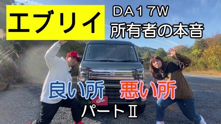 エブリイワゴンを１年と６ヵ月ビュー　良い所を甘口で、悪い所を辛口で言います
