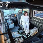 【軽バン一の車内高】釣り•車中泊•通勤もできるN-VANで車中泊
