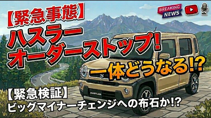 【速報】ハスラーがオーダーストップ！新型へのマイナーチェンジで何が変わる？徹底予測！