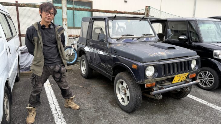 スズキ ジムニー（JA11）参考動画　幌車オープンのジムニー