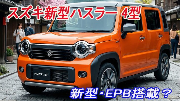 スズキ新型ハスラー 4型2026年5月27日マイナーチェンジ改良発売！新装備で進化！電動パーキングブレーキ＆新安全装備DSBSII採用！