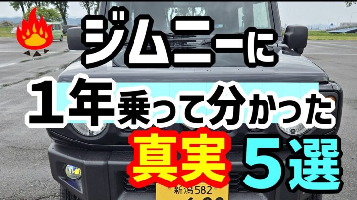 ジムニーに1年で2万km乗って分かった5つの真実🔥