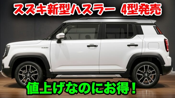 ２０２６年スズキ新型ハスラー DSBSII採用で安全性能が別次元へ！20万円アップでもコスパ最強の真相！